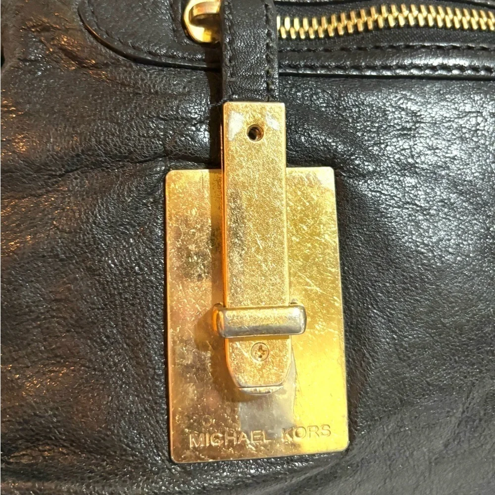 Michael kors Black Leather Handbag